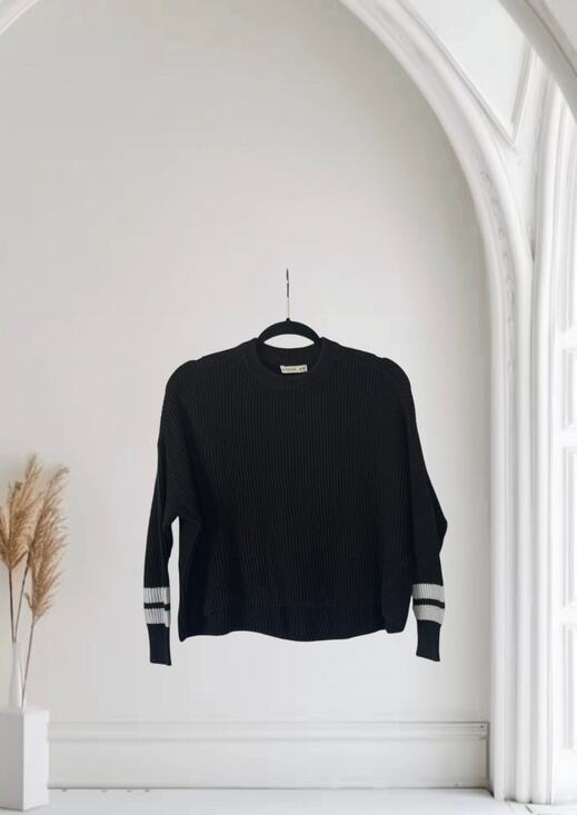 Cotton On Sweaters - XS Cotton On RIB-KNIT SWEATER Black Size Oversized